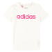 ADIDAS SPORTSWEAR Funkčné tričko 'Essentials Linear Logo   Fit'  fuksia / biela