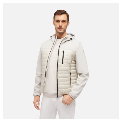 Cream men's jacket Geox Sapienza - Men's