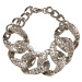 Statement bracelet - silver color