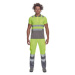 Cerva Cadiz Pánska HI-VIS polokošeľa 03050053 žltá/sivá