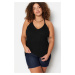 Trendyol Curve Plus Size Blouse - Schwarz - Fitted