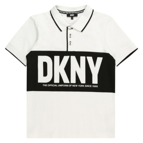 DKNY Tričko  čierna / biela