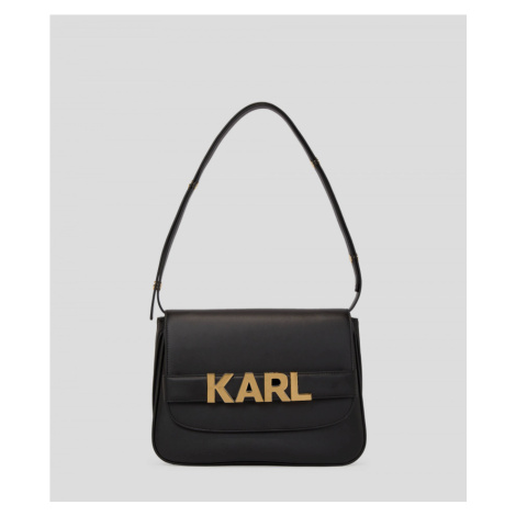 Kabelka Karl Lagerfeld K/Letters Flap Shoulderbag Čierna