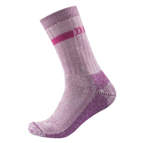 Devold OUTDOOR MERINO W Dámske ponožky, ružová, veľkosť