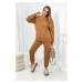 Cotton set Hoodie + Trousers Camel