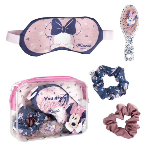 BEAUTY SET ACCESSORIES 5 PIECES MINNIE