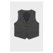 DEFACTO V Neck Checkered Buttoned Blazer Vest