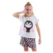 Denokids Heart Owl Girl's Summer T-shirt Shorts Set