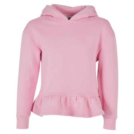 Girls Organic Volants Hoody girlypink Urban Classics