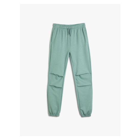 Koton Basic Jogger Sweatpants Pocket Tie Waist