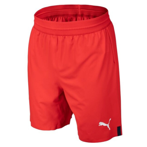 Puma SKS HOME SHORTS PROMO Pánske futbalové šortky, červená, veľkosť