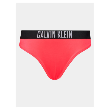 Calvin Klein Swimwear Spodný diel bikín KW0KW02509 Červená