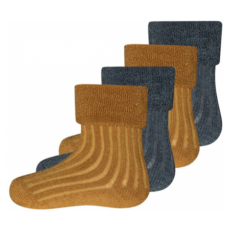 EWERS Ponožky  karamelová / antracitová