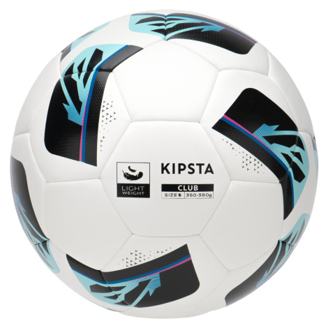 Futbalová lopta Hybride Club Ball Light veľkosť 5 biela KIPSTA