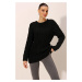 Bigdart 15849 Thick Knit Knitwear Sweater - Black