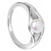 Silver Cat Strieborný prsteň s perlou SC296 56 mm