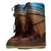 Dámske vysoké zimné topánky MOON BOOT Icon Rainbow shitake brown-blue