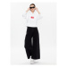 Calvin Klein Jeans Mikina J20J220561 Biela Regular Fit