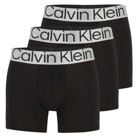 Calvin Klein Underwear Boxerky  čierna / strieborná