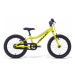 Detský horský bicykel AMULET 16 Mini SuperLite, fluo yellow metalic dark blue shiny