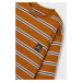 Detská bavlnená košeľa s dlhým rukávom Mayoral oranžová farba, vzorovaný