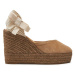 Manebi Espadrilky Hamptons Wedge Espadrilles W 1.6 WV Hnedá