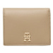 Tommy Hilfiger Malá dámska peňaženka Th Casual Bi-Fold Wallet AW0AW14634 Béžová