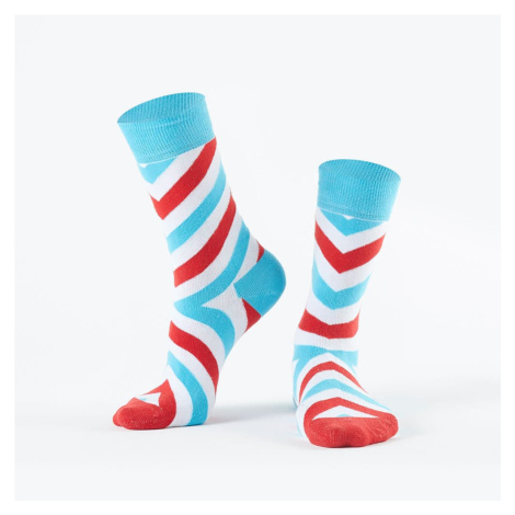 Women's socks with colored stripes FASARDI