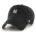 Čiapka 47 brand MLB New York Yankees čierna farba, s nášivkou, B-BSRNR17GWS-BK