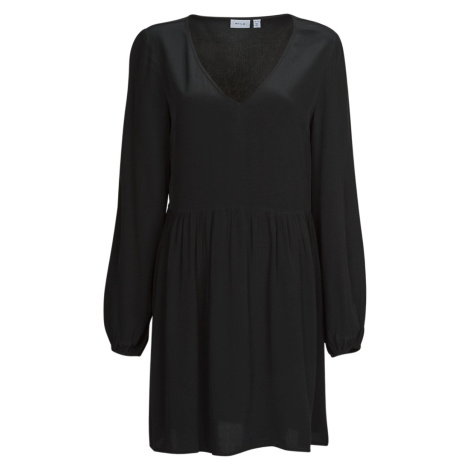 Vila  VIFINI L/S SHORT DRESS  Krátke šaty Čierna