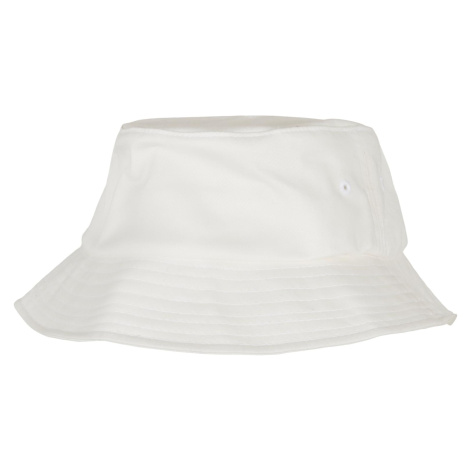 Children's Cap Flexfit Cotton Twill Bucket, White