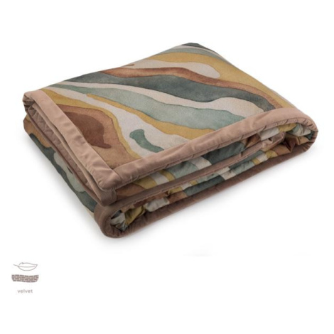 Teplá zamatová deka z kolekcie dúhová hora