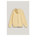 MIKINA GANT REG TONAL SHIELD HOODIE YELLOW SHINE