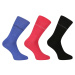 3PACK Pietro Filipi High Bamboo Socks Multicolor