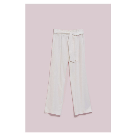 WOMEN'S TROUSERS L-SP-4028 WHITE Moodo