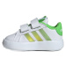 Detská rekreačná obuv ADIDAS Grand Court 2.0 Tinkerbell white linen green lucid lime