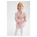 DEFACTO Boy's Striped Long Sleeve Linen Look Shirt