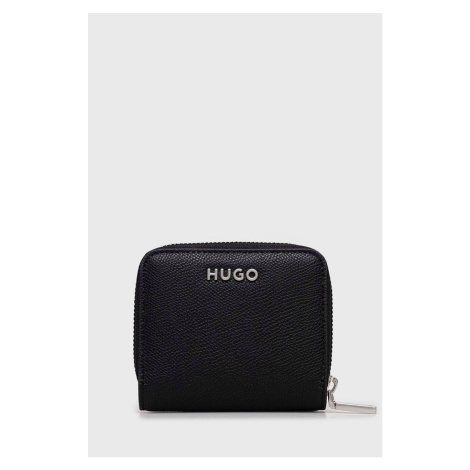 Peňaženka HUGO dámsky, čierna farba Hugo Boss