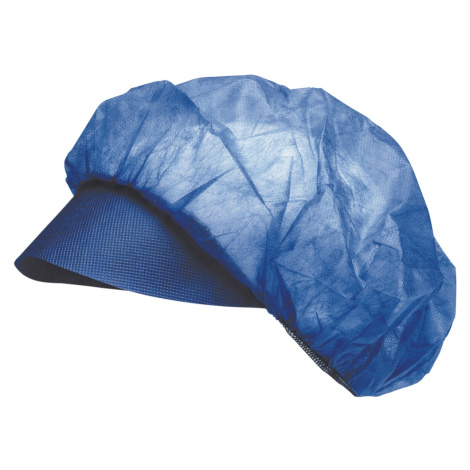 Cerva Vapi Peak Unisex jednorazová ochranná čiapka so šiltom 100ks/bal. 03140002 modrá