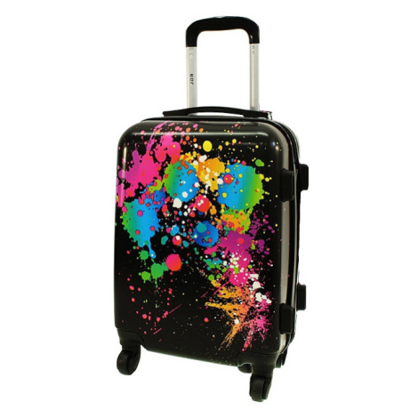 Čierny detský cestovný kufor &quot;Colors&quot; - veľ.