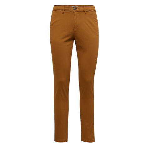 JACK & JONES Chino nohavice 'JJIMacro JJBowie'  hnedá