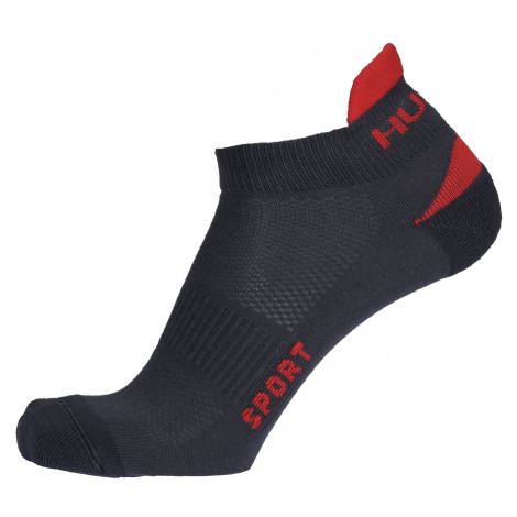 HUSKY Sport socks anthracite/red