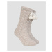 Dámske Vysoké Ponožky Ugg Pom Pom Fleece Lined Crew Sock