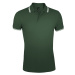 SOĽS Pasadena Pánske polo triko SL00577 Forest green / White