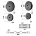 PHYSIONIC Vzpěračský set se závažím, hvězdicové zámky, 76 kg