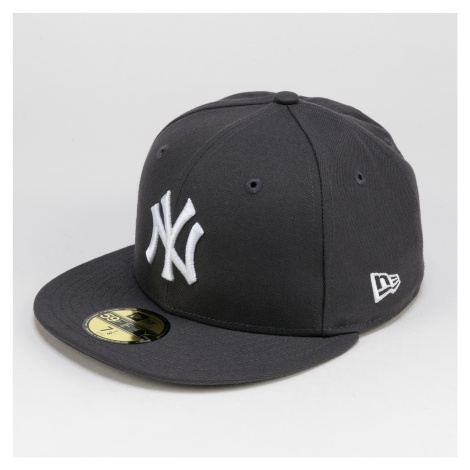 New Era MLB Basic NY Cap C/O tmavě šedá / bílá