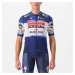 CASTELLI Cyklistický dres s krátkym rukávom - SOUDAL QUICK-STEP 23 - biela/modrá