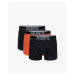 Boxer shorts Atlantic 3MH-173 A'3 S-2XL khaki-orange-graphite 022