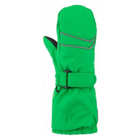 Loap RUBYK Detské palcové rukavice, zelená, veľkosť