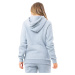 Sivá dámska mikina Justhype Drawstring Hoodie NXWH-020